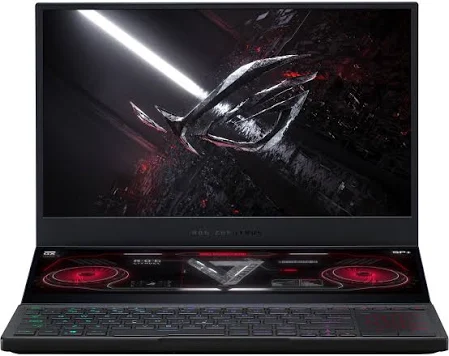 Asus ROG Zephyrus Duo 15 Gaming Laptop (Gray) - Intel i9-10980HK 2.4Ghz, 32GB RAM, 2048GB SSD, 8GB NVIDIA RTX2080 SuperMQ, 15.6 inches UHD, Windows 10, Eng-Arb-KB | GX550LXS-HC055T