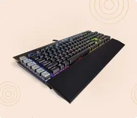 ABKONCORE K660 Mechanical Gaming Keyboard – RGB, Blue Switches, USB