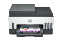 HP Smart Tank 790 All-in-One Printer wireless, Print, Scan, Copy, Fax, Auto Duplex Printing, Document Feeder, Print up to 18000 black or 8000 color pages, White/Grey [4WF66A] 