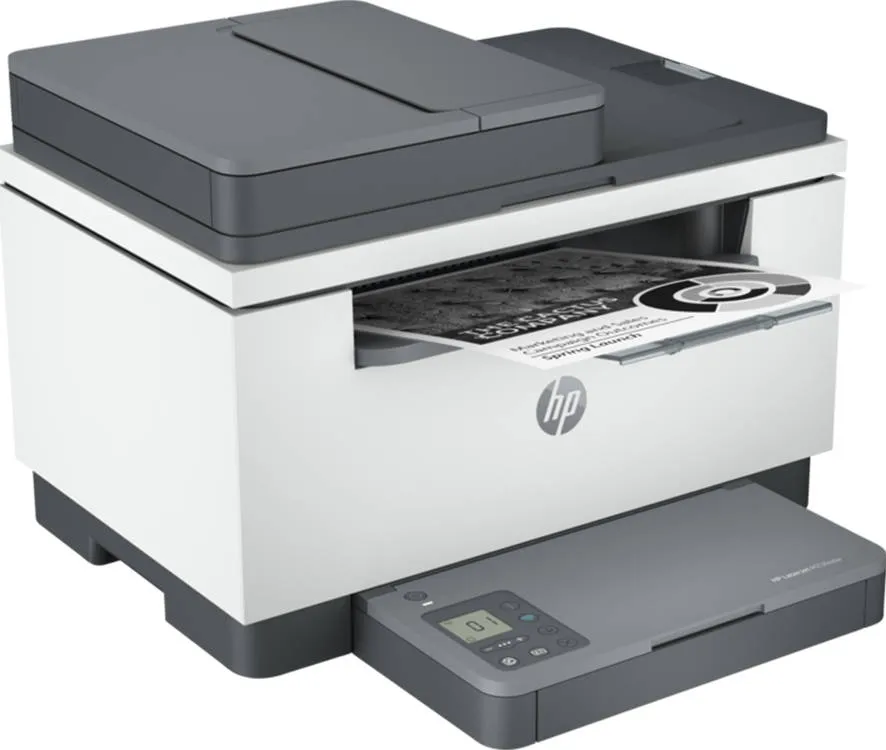 [9YG09A]  HP LaserJet  M236sdw Multifunction Printer, Up To 29ppm Print Speed, Copy / Print / Scan Functions, 150 Sheets Standard Handling Input, Bluetooth and Wi-Fi Connectivity, White - Gray | 9YG09A