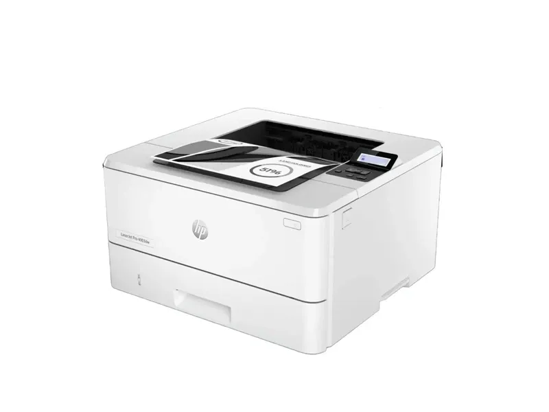 HP LaserJet Pro 4003dw A4 Laser Printer, LCD Display, Up to 40ppm Print Speed, 1200x1200 dpi Resolution, Up to 80000 Pages Duty Cycle, USB,Ethernet,Wi-Fi, White | 2Z610A