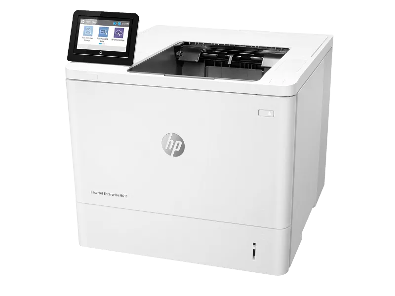 [7PS84A] HP LaserJet Enterprise M611dn Monochrome Laser Printer  – High-Speed Automatic Duplex Printing, 61 ppm, 21.6 kg, USB & Ethernet Connectivity (7PS84A)