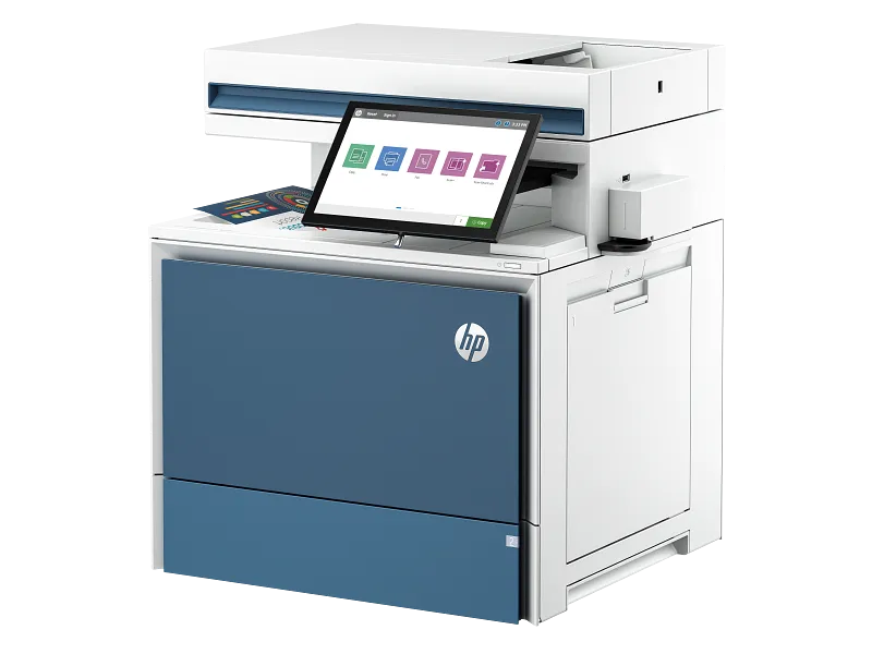 HP Color LaserJet Enterprise Flow MFP 5800zf Printer – 4-in-1 Color Laser Multifunction (Print, Copy, Scan, Fax) 58R10A