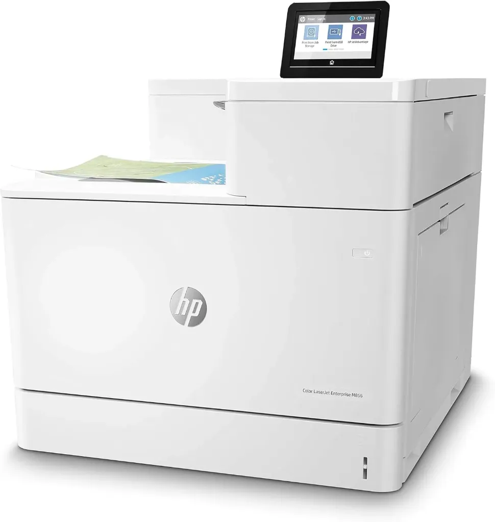 HP Color LaserJet Enterprise M856dn High-Speed Color Printer |   Up to 56 ppm | Duplex Printing | 1.5 GB Memory T3U51A