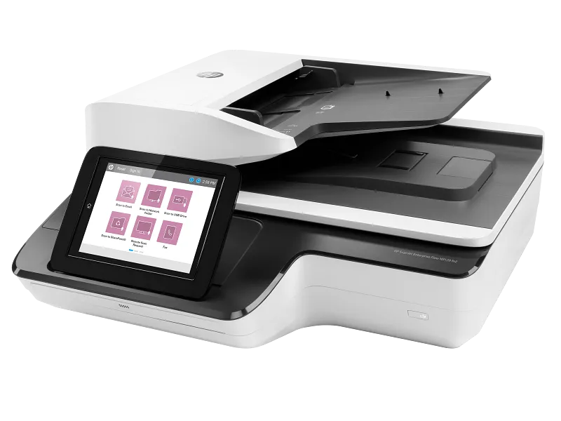 HP ScanJet Enterprise Flow N9120 fn2 Document Scanner – High-Speed Flatbed & ADF Scanner with Duplex, 600 ppi Optical Resolution, 200-Sheet ADF, 500 GB Storage-L2763A