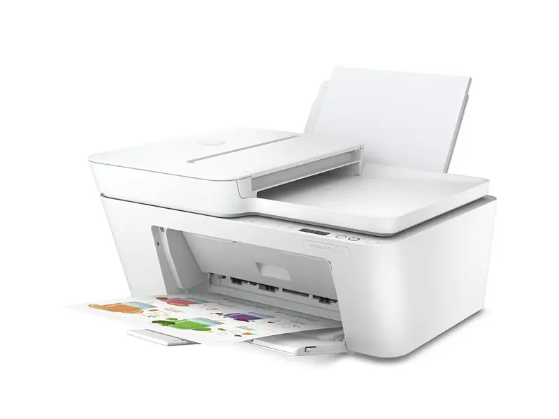 HP DeskJet Plus 4120 All-in-One Printer White | Wireless | Print / Copy / Scan / Fax | 35 Sheets Feeder | 1200x1200 DPI | 8.5 ppm 3XV14B