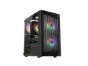 Abkon Core C200M Compact Cooling, With Side Panel Tempered Acrylic Glass, M-ATX, Mini-ITX, Mini Tower Case | C200M