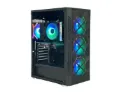 WJ Coolman TRIO 4DF RGB Mid Tower Gaming PC Case – Black | CASE-186
