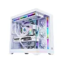 WJCOOLMAN Robin II Plus (7 Fan) White ATX Gaming Cabinet with Built-in Fans-CASE-234 white