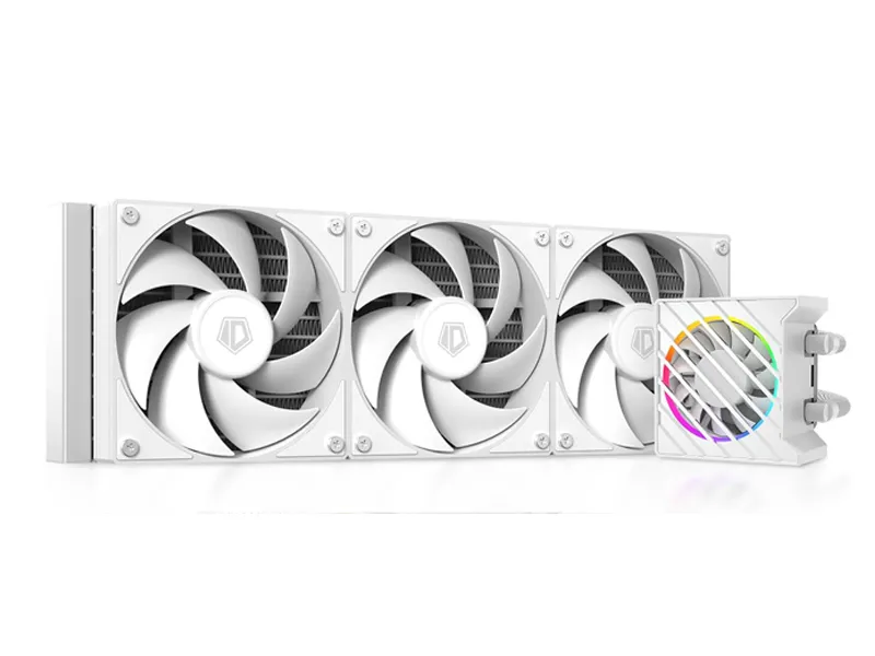 [CLR-0242] ID-COOLING DASHFLOW 360 XT LITE WHITE Liquid Cooler for High-end CPU, 360mm Radiator, Three AF125 Fans, Fits Intel LGA 1700/1200/115X, AMD AM5/ AM4-CLR-0242