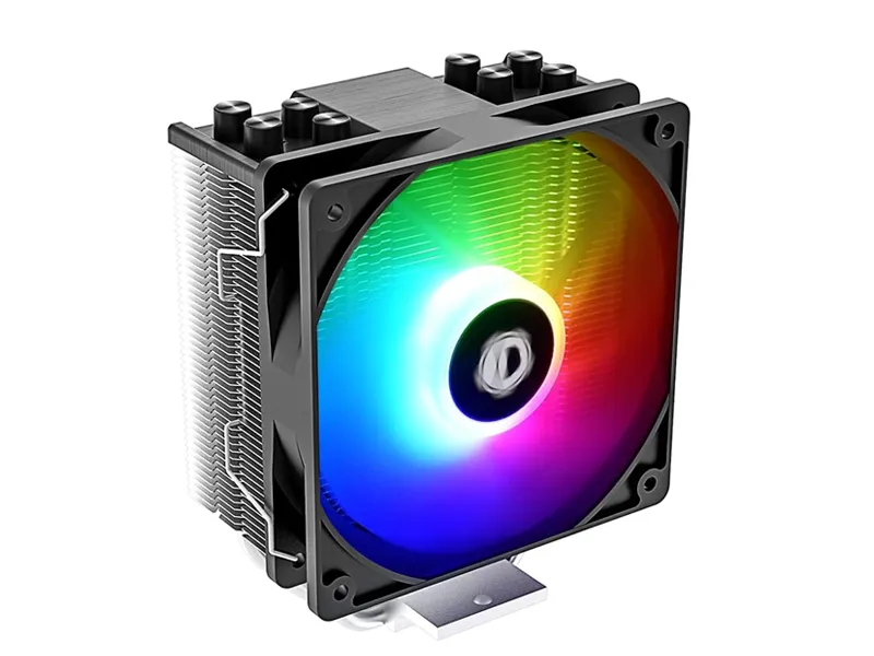 [SE-214-XT V2 ARGB CPU] ID-Cooling SE-214-XT V2 ARGB CPU Cooler with High Airflow Fans and ARGB Lighting, Supports Intel & AMD Sockets-CLR-0275