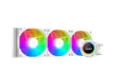 ID-Cooling SL 360 XE ARGB White 360mm Liquid CPU Cooler with 2.1” LCD Display, 350W TDP Support-CLR-0210 WHT