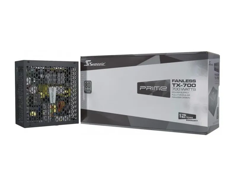 [PSU-PS-132] Seasonic Prime Fanless TX-700 700W Power Supply – 80PLUS Titanium, Fully Modular, Fanless ATX/EPS PSU-PS-132