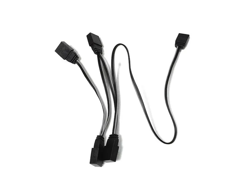 ID-Cooling FS-04-ARGB PWM ARGB 5V 3-Pin 1-to-4 Splitter Hub for Fans, LED Strips & Coolers-CNTR-0010