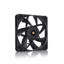 Noctua NF-A12x15 PWM Chromax Black 120mm Slim Cooling Fan with 4-Pin Connector, 1850 RPM Speed & Anti-Vibration Pads-CASEFAN-106