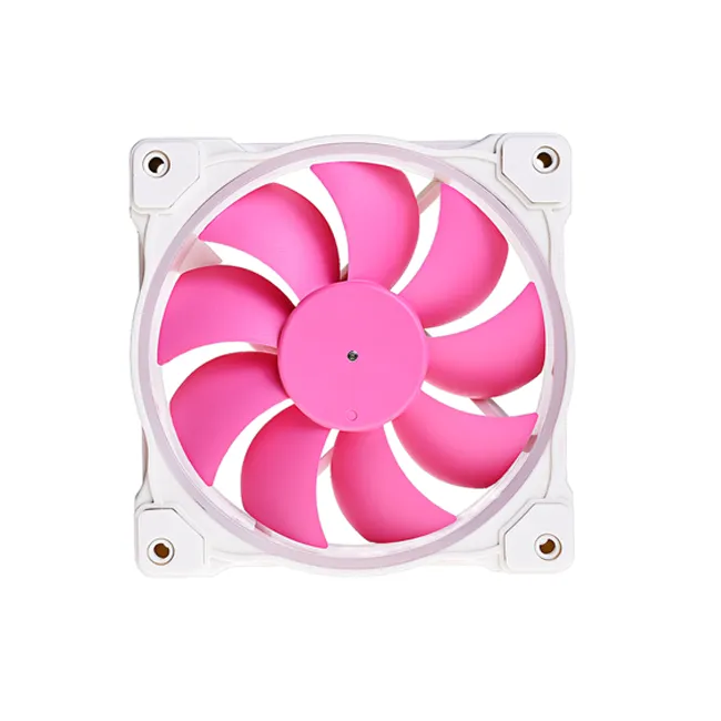 ID-Cooling ZF-12025 120mm Pink PWM ARGB Fan – High Airflow, Hydraulic Bearing, 900-2000 RPM-CASEFAN-055 PINK