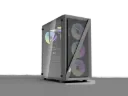 DARKFLASH DK260 AIR ATX PC Case with Tempered Glass Side Panel, Mesh Front Design, USB 3.0 Support, 360mm Radiator Support-CASE-236