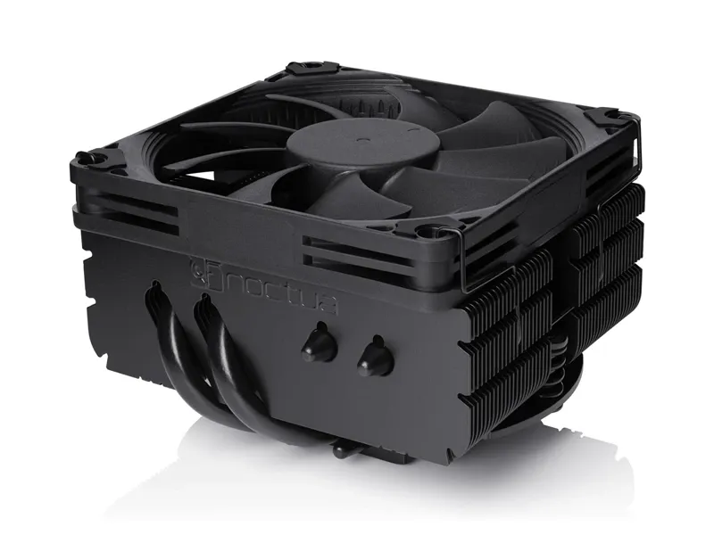 NOCTUA NH-L9x65 chromax.black Premium Low-Profile CPU Cooler (65mm, 4-Pin PWM, 92mm NF-A9x14 Fan-CLR-0202 (Black)