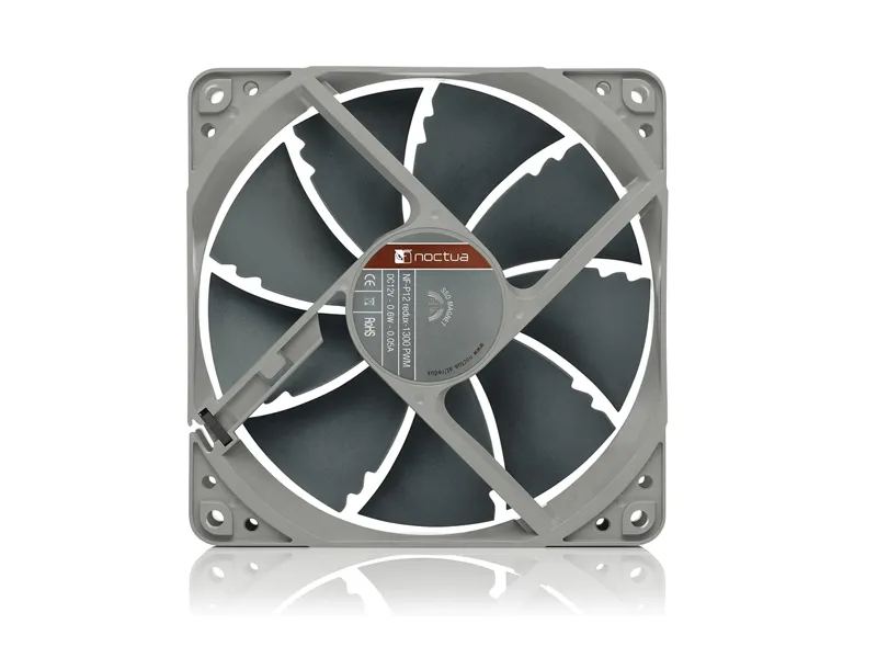 NOCTUA NF-P12 redux 1300RPM Grey High-Performance PC Cooling Fan, Model NF-P12 redux-1300 PWM-CASEFAN-119