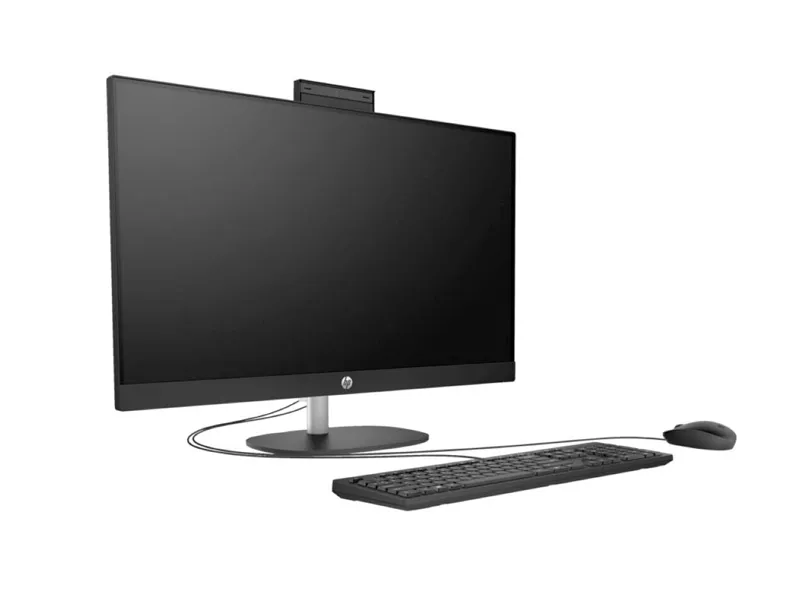 [91H75EA#BH5] HP All-in-One 27" FHD IPS Display Desktop PC, 13th Gen Intel Core i7-1355U, Iris X Graphics, 8GB DDR4 RAM, 512GB NVMe SSD, FreeDOS, Jet Black | 27-cr0086nh | 91H75EA