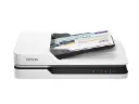 Epson DS-1630 Flatbed Scanner with 50-Page Automatic Document Feeder, USB 3.0 Connectivity, Black/White – Model B11B239401BY