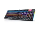 ABKONCORE Gaming Mechanical Keyboard K660, RGB Side LED & Backlit USB Wired Keyboard with OUTEMU Blue Switches, 104-Key Anti-Ghosting, IP42 Splash-Proof