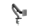 WJCOOLMAN Pro Spring Assisted Single Gaming Monitor Arm 17-32 Inch, 9kg Capacity, +80° to -45° Tilt, Spring Tension, Cable Management, Black – WJ-MMOUNT-PRO-2100