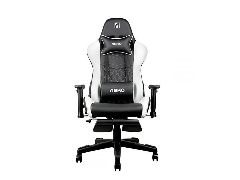 [AGC21] ABKONCORE AGC21 Premium Gaming Chair with PU Leather Finish and Metal Frame – Black (Model AGC21)