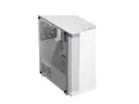 Abkon Core C450M White Micro-ATX PC Case with 120mm Black Fan | C450M-WHITE