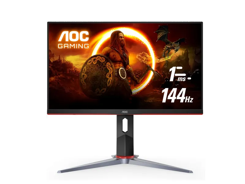 AOC 24G2SE 23.8" VA FHD Gaming Monitor – 165Hz, 1ms, Adaptive Sync, HDR Mode, MNAO-24G2SE