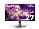 AOC AGON PRO AG276QZD 27-Inch OLED Tournament Gaming Monitor, QHD 2560x1440, 240Hz Refresh Rate, 0.03ms Response Time, Glossy Screen, Black