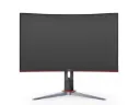 AOC C24G2 23.6 Inch Curved Gaming Monitor, FHD VA Panel, 165Hz Refresh Rate, 1ms MPRT Response Time, 1500R Curvature, Adaptive Sync, Flicker-Free, Black & Red
