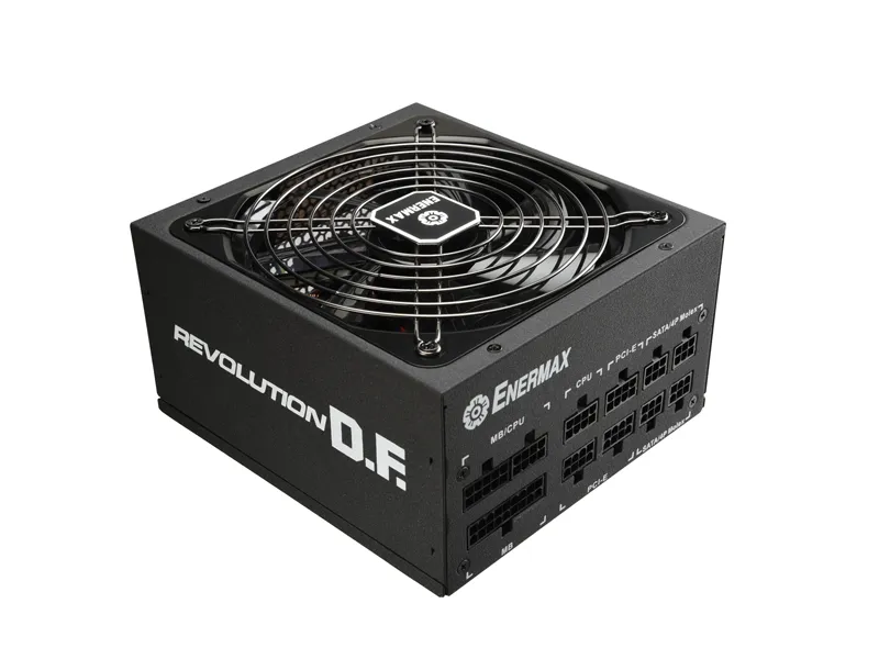 ENERMAX REVOLUTION D.F. 850W 80 PLUS Gold Full Modular Power Supply (Model: ERF850EWT) High Efficiency PSU