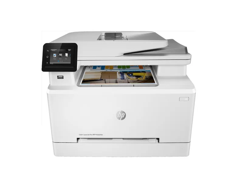 HP Color LaserJet Pro MFP M283fdn Multifunction Color Laser Printer (7KW74A), White