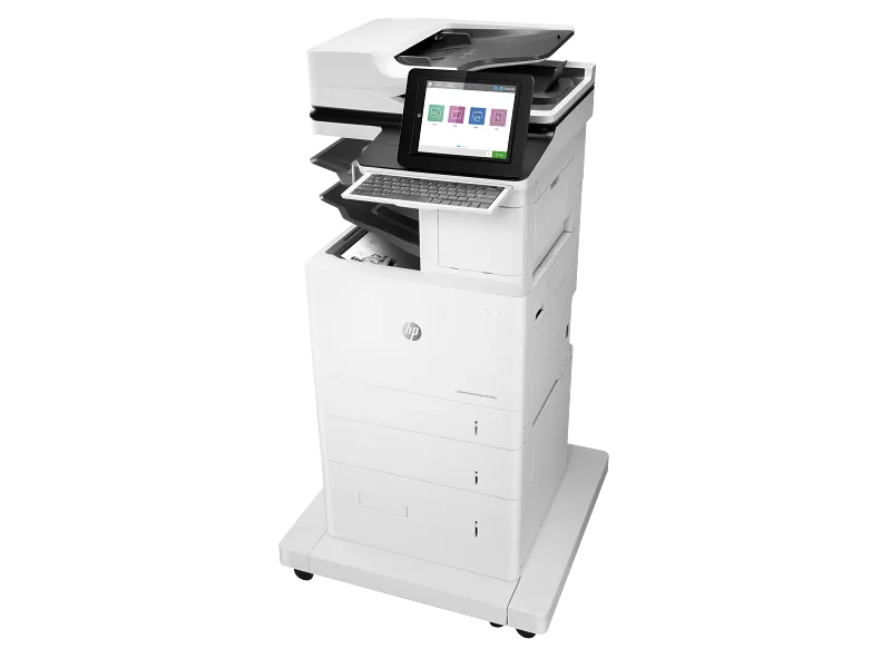 [7PT01A] HP LaserJet Enterprise Flow MFP M636z (7PT01A) Monochrome Multifunction Laser Printer | Print Scan Copy Fax | 71 PPM | 500GB HDD | Enterprise Security
