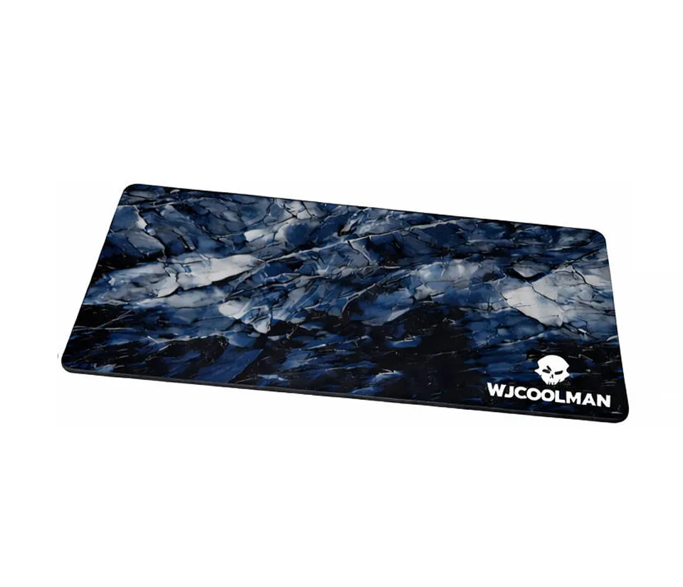 [PAD-055 BLUE] WJCOOLMAN 3XL Gaming Mouse Pad 1200x600mm Dark Blue, Waterproof, Anti-Slip Rubber Base, Stitched Edges, 5mm Thick Extended Desk Mat (3XL-CRKBL )