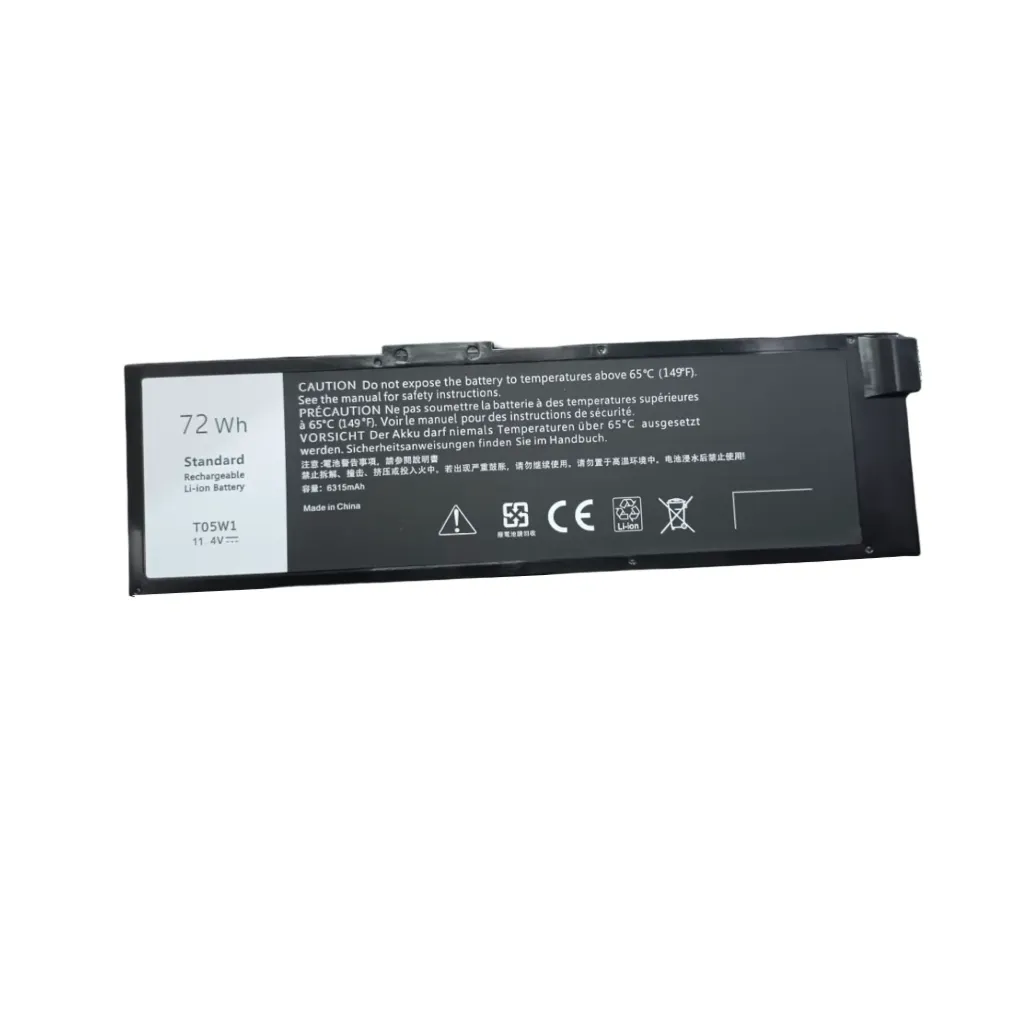 Standard Rechargeable Li-ion Battery 72Wh 11.4V T05W1 6315mAh