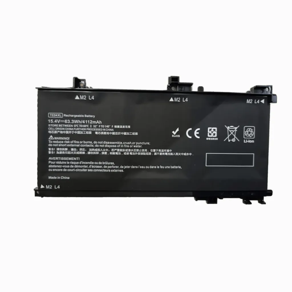 Replacement Laptop Battery TE04XL Compatible with Select Laptops (15.4V 63.3Wh / 4112mAh)