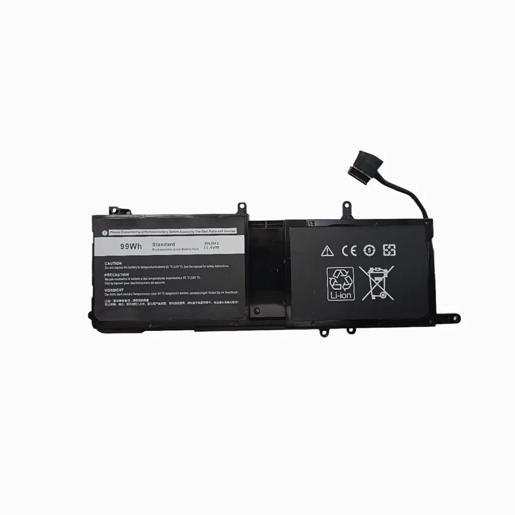 Replacement Laptop Battery 9NJM1 Compatible with Select Laptops (11.4V 99Wh)