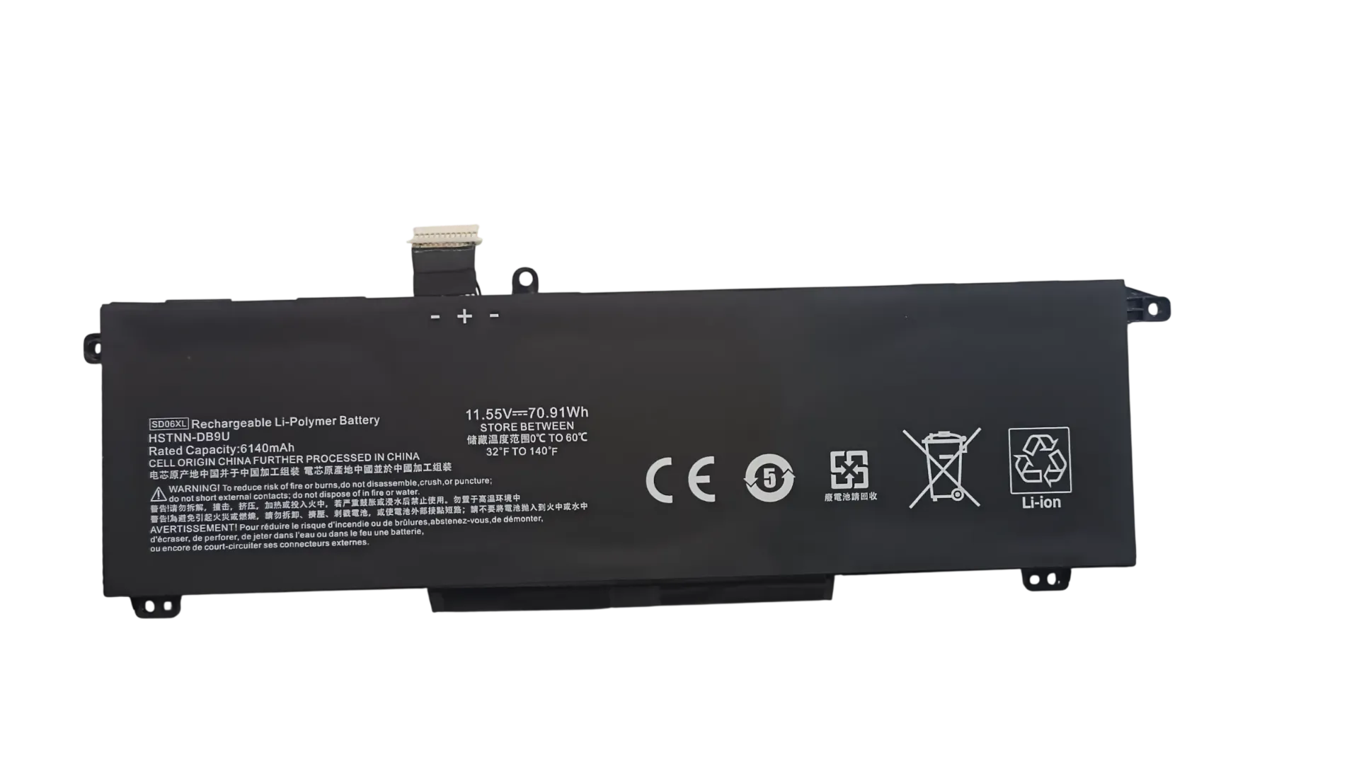 SD06XL 11.55V 70.91Wh Rechargeable Li-Polymer Laptop Battery Replace HSTNN-DB9U L84392-005 Compatible with Omen 15-EK 15-EN Series Laptops