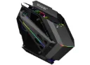 WJCOOLMAN Soul Battleship PC Case – ATX Mid Tower Gaming Computer Chassis with Tempered Glass, 7 Pre-Installed ARGB Fans, Supports 240mm Radiator and 330mm GPU (White)