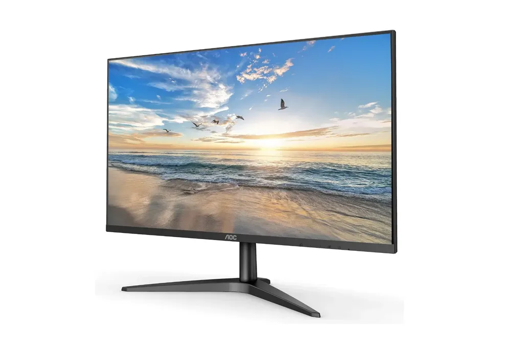 AOC 22B1HS 21.5" Full HD IPS LED Monitor 1920x1080 60Hz 5ms HDMI and VGA 3-Side Borderless Wall Mountable (Black)